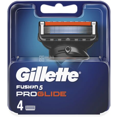 Gillette Fusion Proglide, 4 шт., Сменные картриджи для бритья