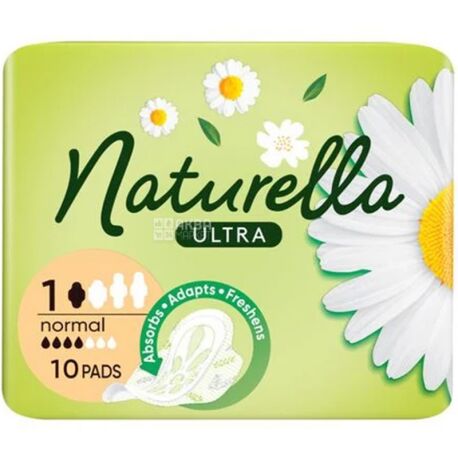 Naturella Ultra Normal, 10 шт., Гигиенические прокладки, 4 капли