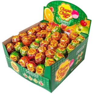 Chupa Chups Fruit, 11 г, Карамель з фруктовим смаком, Чупа Чупс