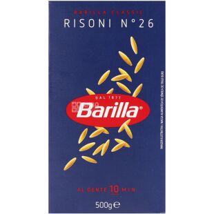 Barilla RISONI №26, 500 г, Макаронні вироби Рисоні