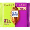 Ritter Sport Kakao Klasse, 100 г, Рітер Спорт, Шоколад чорний, 81%