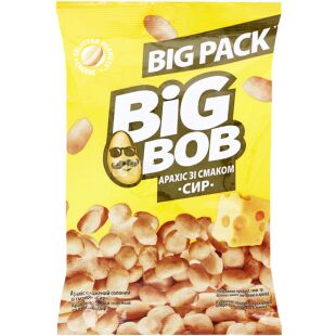Big Bob, 120 г, Арахіс смажений солоний зі смаком сиру