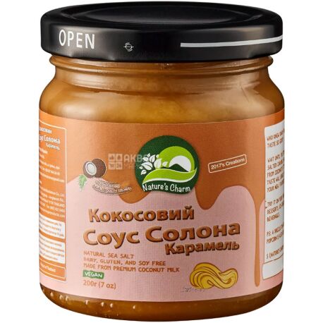 Natures Charm, 200 g, Caramel Coconut Sauce