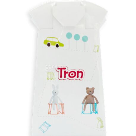 Tron, Экогоршок одноразовый детский, картонный, 9х16 см, в ассортименте