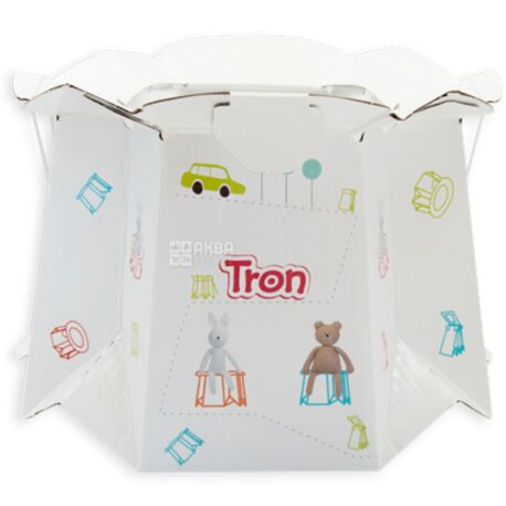 Tron, Екогорщик одноразовий дитячий, картонний, 9х16 см, в асортименті