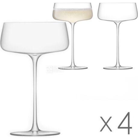 LSA International - Metropolitan Champagne Flute - Set of 4