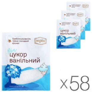 Мрія, Упаковка 58 шт. х 10 г, Ванильный сахар