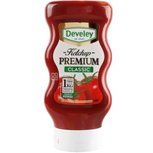 Develey Premium, 460 г, Кетчуп томатний класичний Девелі, ПЕТ