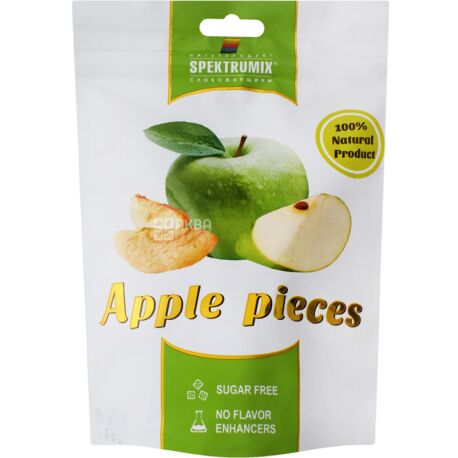 Slices apple, dried, 50 g, TM Spektrumix