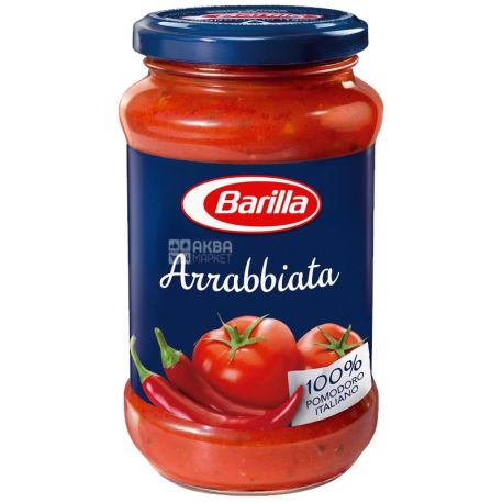 Barilla Arrabbiata, 400 г, соус для пасты, стекло