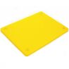 One Chef, 400×300×18 мм, Дошка обробна HDPE з жолобом на протиковзких 4 ніжках, жовта
