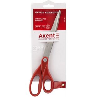 Axent, Ножницы канцелярские, 25 см, красные