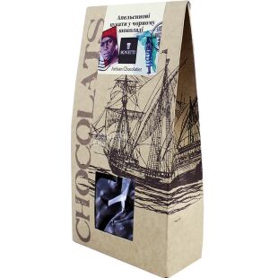 Bovetti, 120 г, Цукаты апельсиновые в черном шоколаде