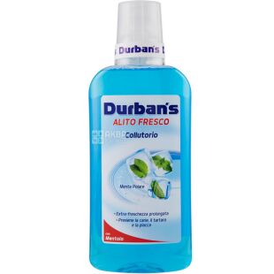 Durban's Alito Fresco, 500 мл, Ополаскиватель для полости рта, Свежее дыхание, мятный