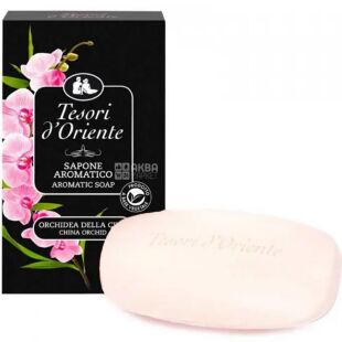 Tesori d'Oriente Orchidea, 125 г, Крем-мило тверде Тесорі Китайська орхідея, парфумоване