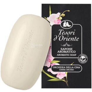 Tesori d'Oriente Orchidea, 125 г, Крем-мило тверде Тесорі Китайська орхідея, парфумоване