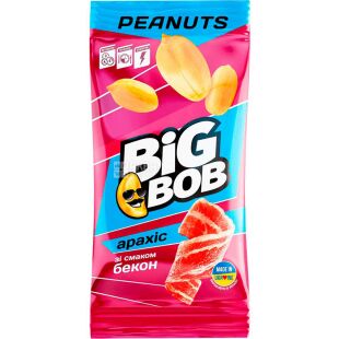 Big Bob, 60 г, Арахіс смажений зі смаком бекону