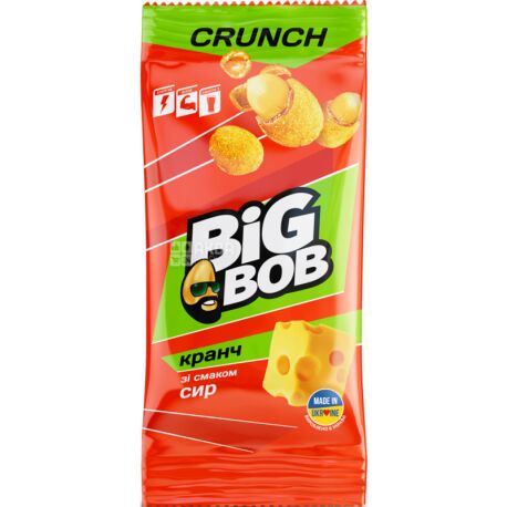 Big Bob Salted roasted peanuts with cheese flavor, 55g