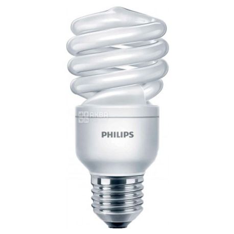 Philips, 15 Вт, лампа, Энергосберегающая, Тепло-белая спираль, м/у