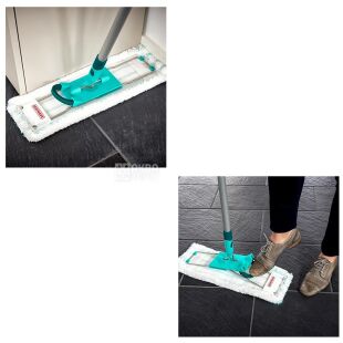 Leifheit, Швабра для пола Лайфхайт Profi XL Micro Duo, алюминиевая, 42х10 см