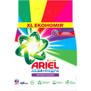 Ariel Аква-Пудра Color, 4,05 кг, Стиральный порошок для цветного белья