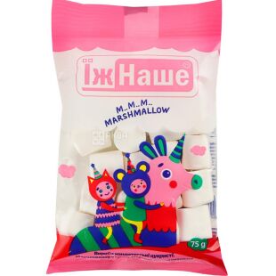 Їж Наше, 75 г, Маршмеллоу, ароматизовані Тучки-штучки