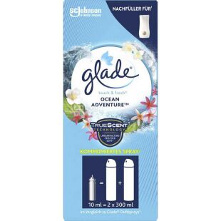 Glade, Морський, 10 мл, Освіжувач повітря мікроспрей, змінний балон