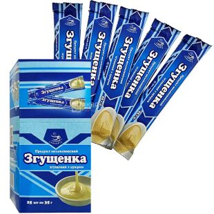 Смакуйте, 25 шт. х 35 г, Згущене молоко в стіках