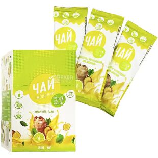Смакуйте, 15 шт. х 40 г, Чай-концентрат Імбирний, у стіках