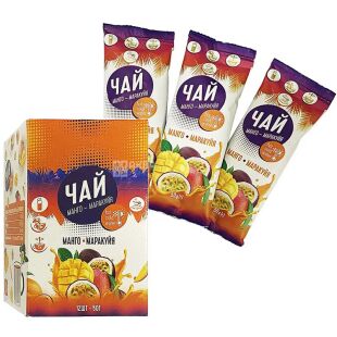 Смакуйте, 12 шт. х 50 г, Чай-концентрат Манго-маракуйя, в стіках
