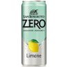 San Benedetto Zero Limone, 0.33 л, Напій газований соковмісний Лимон, без цукру Сан Бенедетто, ж/б
