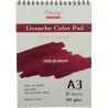 Chivalry Gouache Color Pad, Альбом для гуаши на пружине, 20 листов А3, 160 г/м2