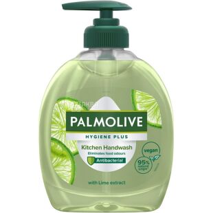 Palmolive, Нейтрализующее запах, 300 мл, Жидкое мыло с антибактериальным эффектом Палмолив, Лайм