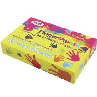 VGR, 6 шт. х 30 мл, Фарби пальчикові