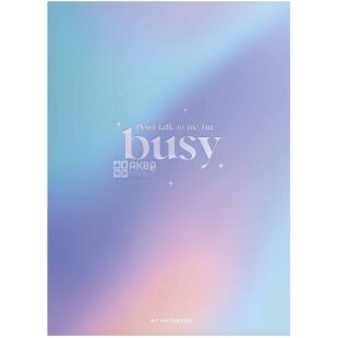 Школярик, Зошит в клітинку А4, 60 аркушів, картонна обкладинка, в асортименті