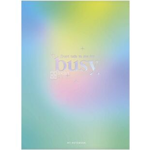 Школярик, Тетрадь в клетку А4, 60 листов, картонная обложка, в ассортименте