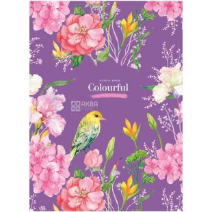 Школярик Colourful, 1шт., Тетрадь в линию А4, 80 листов, в ассортименте