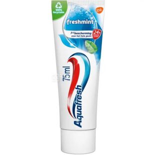 Aquafresh Freshmint, 75 мл, Зубная паста, Освежающая мята