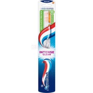 Aquafresh Intense Clean, 1 шт., Зубная щетка средней жесткости, Интенсивная чистка