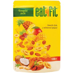Eat4fit, 150 г, Суміш горіхово-фруктова, Тропік мікс