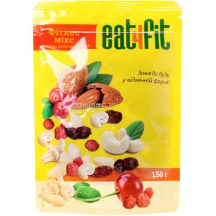 Eat4fit, 150 г, Суміш горіхово-фруктова, Фітнес мікс