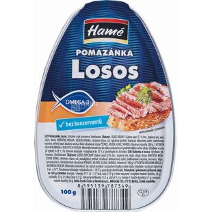 Hame, 100 г, Паштет лососевый, ж/б
