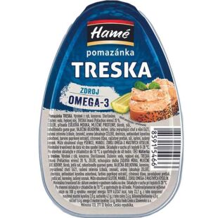 Hame, 100 г, Паштет з тріски, ж/б
