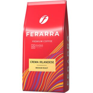 Ferarra Crema Irlandese, 1 кг, Кофе в зернах средней обжарки с ароматом ирландского крема Ферарра, 100% арабика