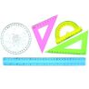 VGR, Набор пластиковых линеек, 5 шт., в ассортименте