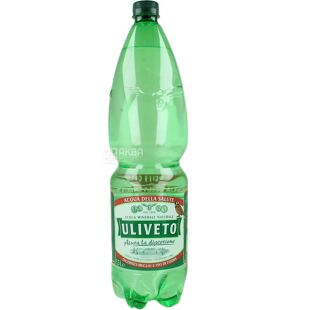 Uliveto, 1,5 л, Вода мінеральна, слабогазована, природно насичена СО2, ПЕТ 