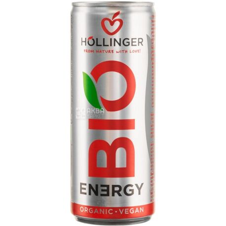 Hollinger, 250 мл, Напиток безалкогольный энергетический, среднегазированный
