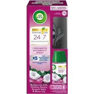 Air Wick Freshmatic, Ніжність шовку та лілії, 250 мл, Автоматичний освіжувач повітря
