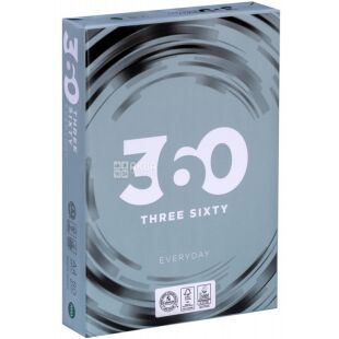 360 Everyday, 500 листов, Бумага офисная, белая, А4, класс С, 80 г/м2