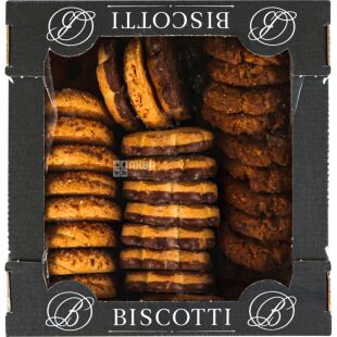 Biscotti Dolce Mix, 450 г, Бискотти Дольче Микс, Ассорти 3-х видов печенья